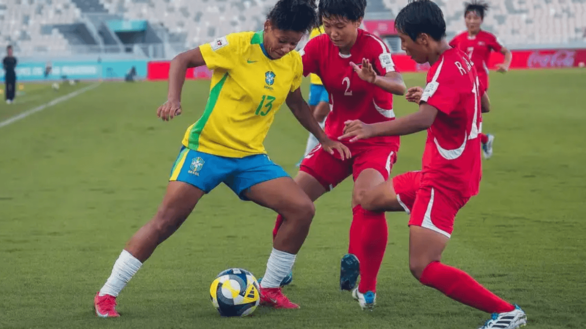 Brasil é derrotado pela Coreia do Norte e disputa terceiro lugar no Mundial Sub-17 Feminino