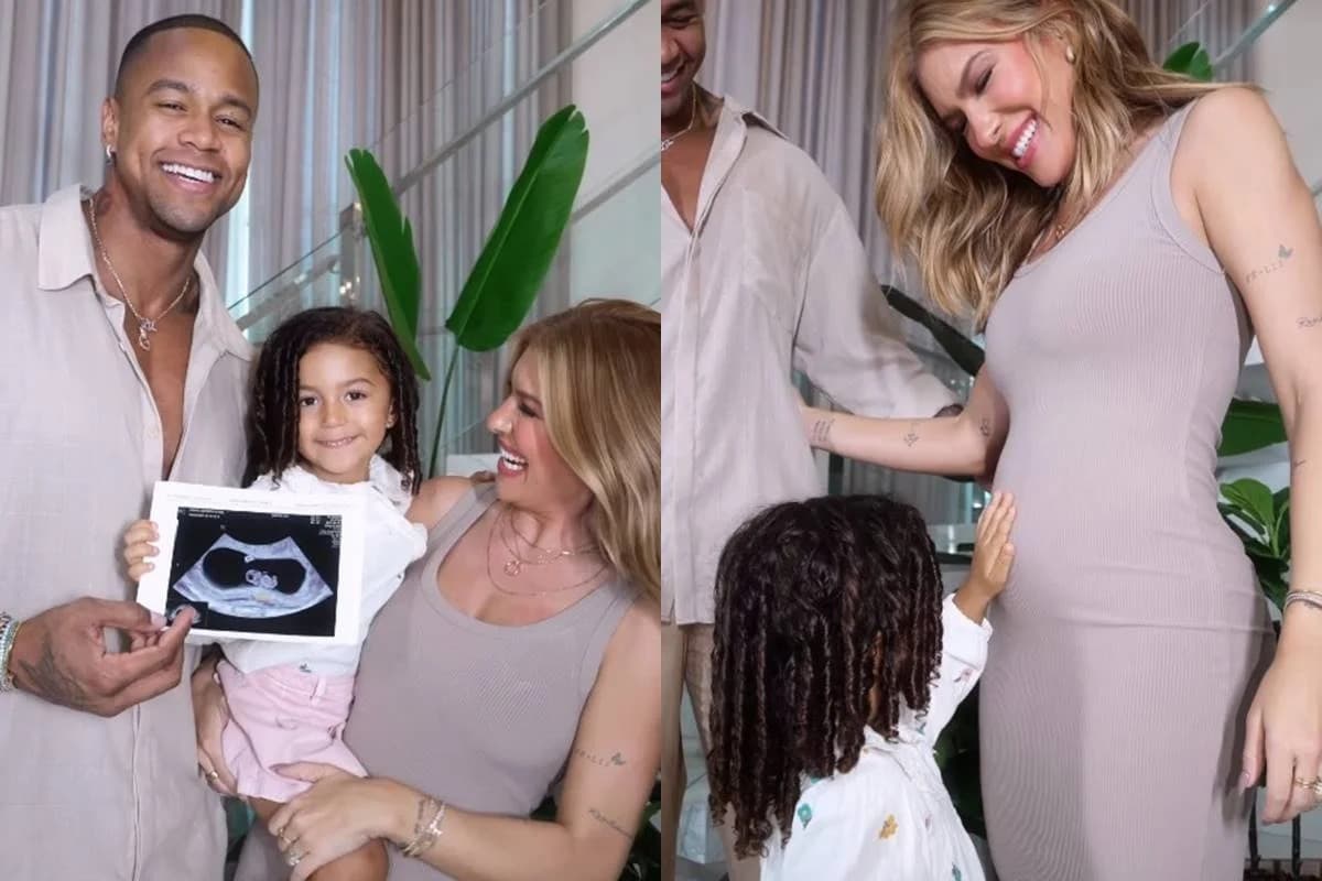 Lore Improta espera segundo bebê com Léo Santana e acredita que será menino