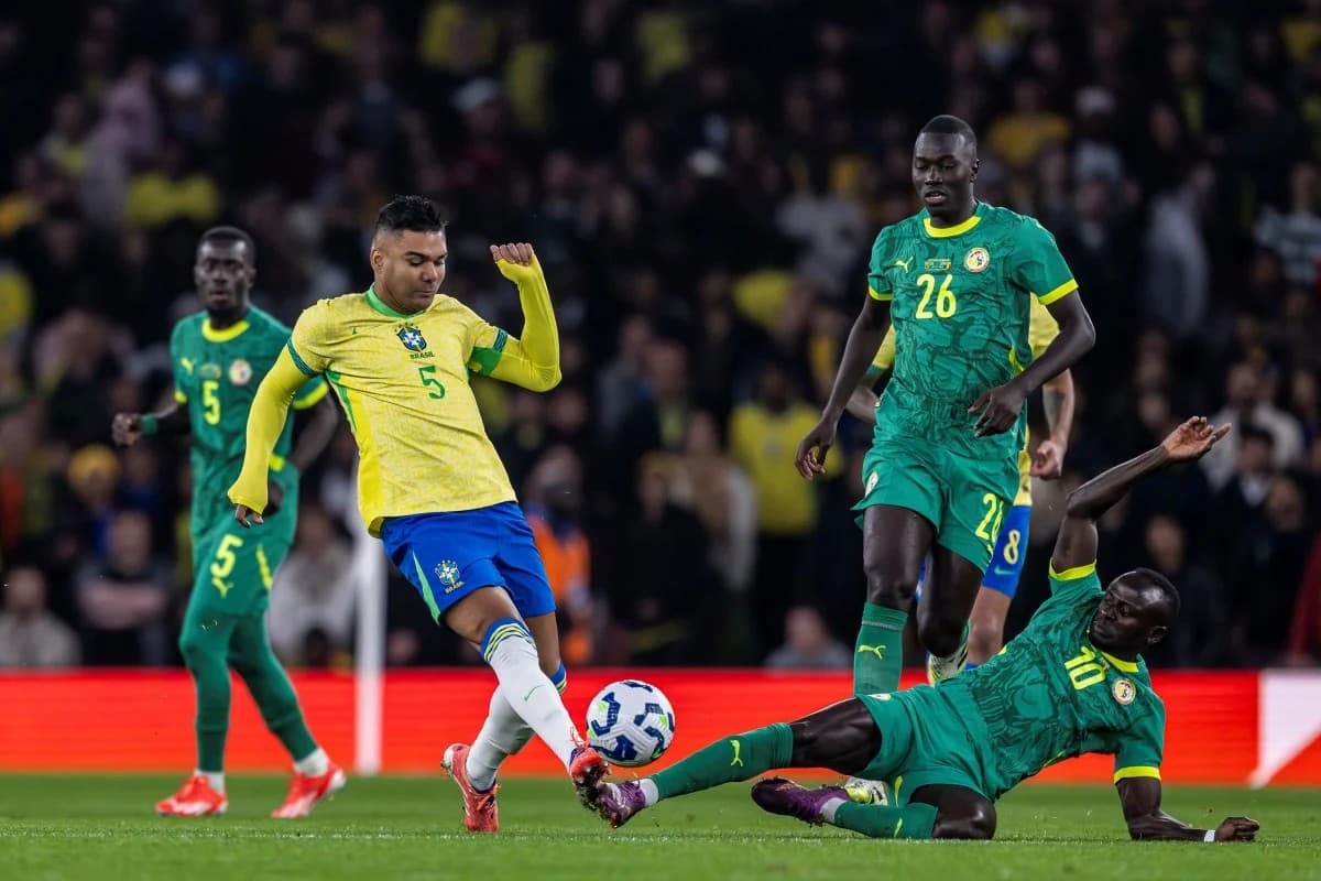 Brasil vence Senegal por 2 a 0 e enfrenta Tunísia na França