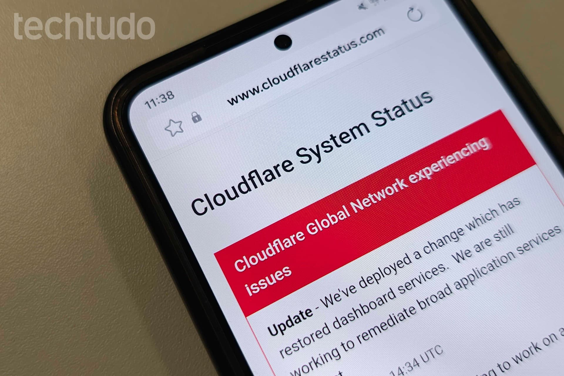 Instabilidade na Cloudflare causa apagão de serviços essenciais de nuvem