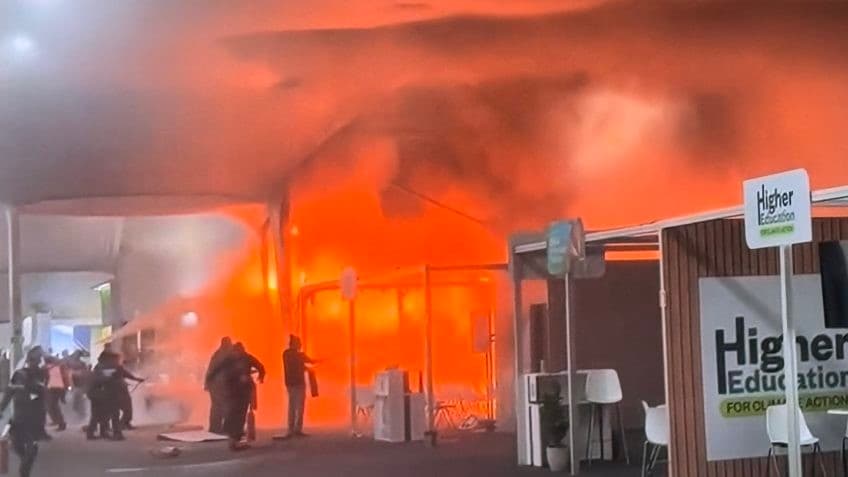 Incêndio na COP30 em Belém destaca riscos de sobrecarga elétrica em eventos
