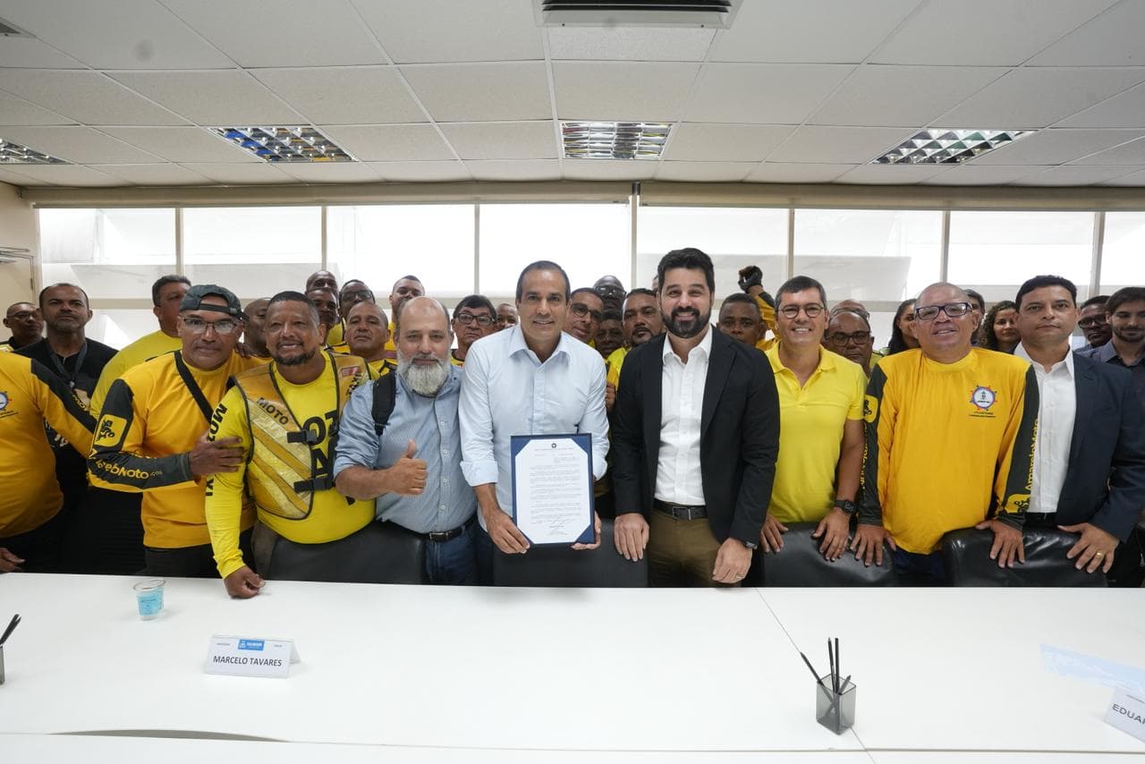 Salvador atualiza regras para mototaxistas com vistoria anual e idade de veículos