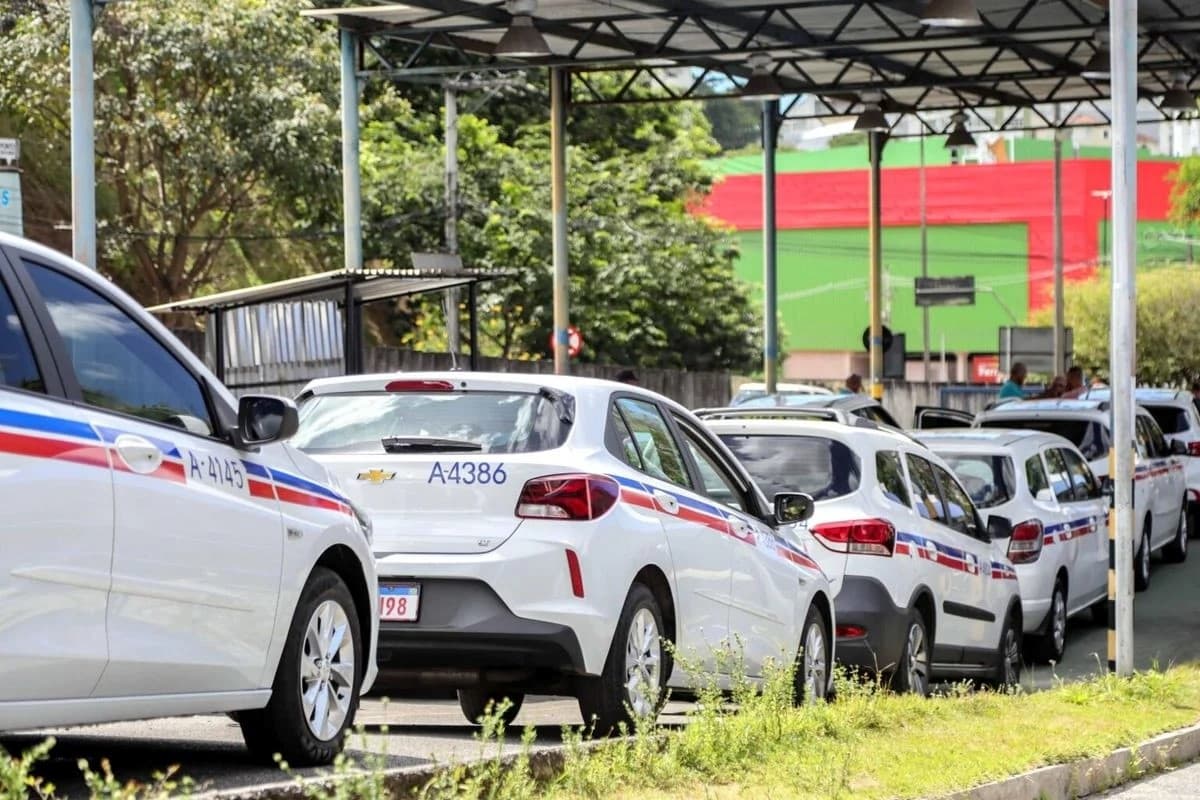 Taxistas de Salvador têm até janeiro de 2026 para regularizar cadastro
