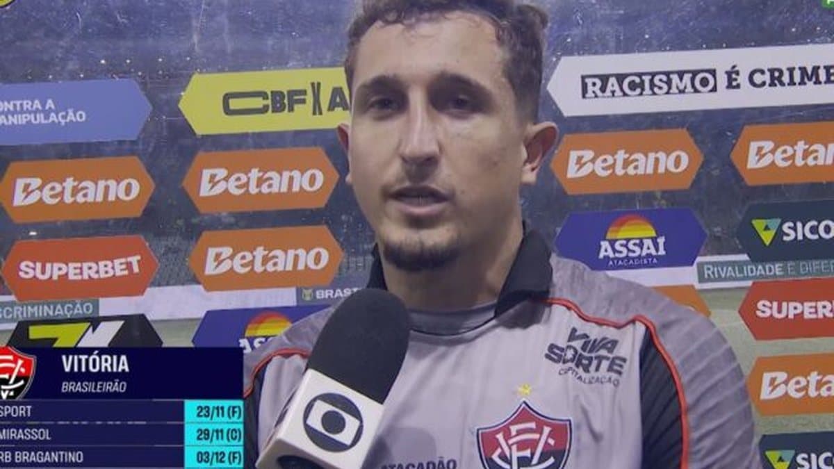 Vitória Avalia Saída de Thiago Couto; Negociação Com Sport Segue Indefinida
