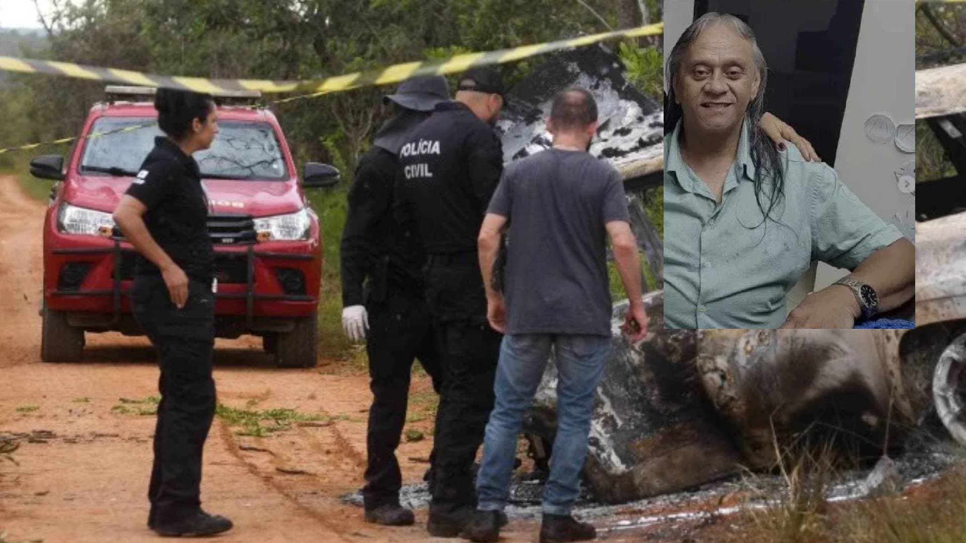 Corpo de mestre de capoeira é encontrado carbonizado em carro no DF