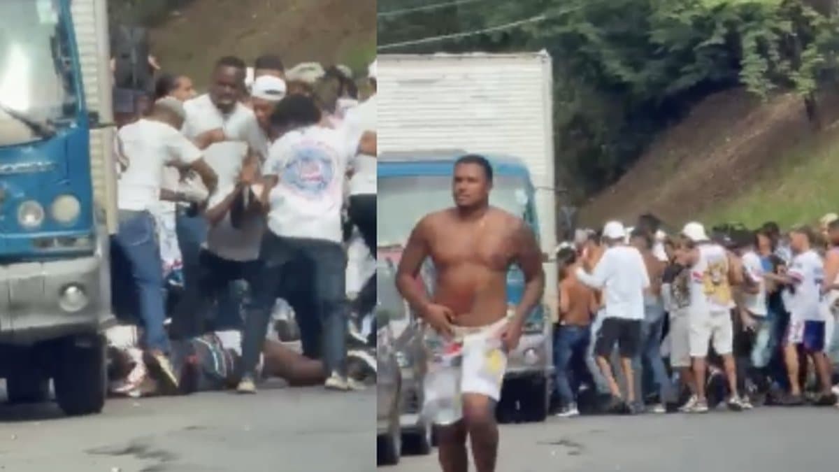 Torcedores do Bahia são detidos após ataque violento em Salvador
