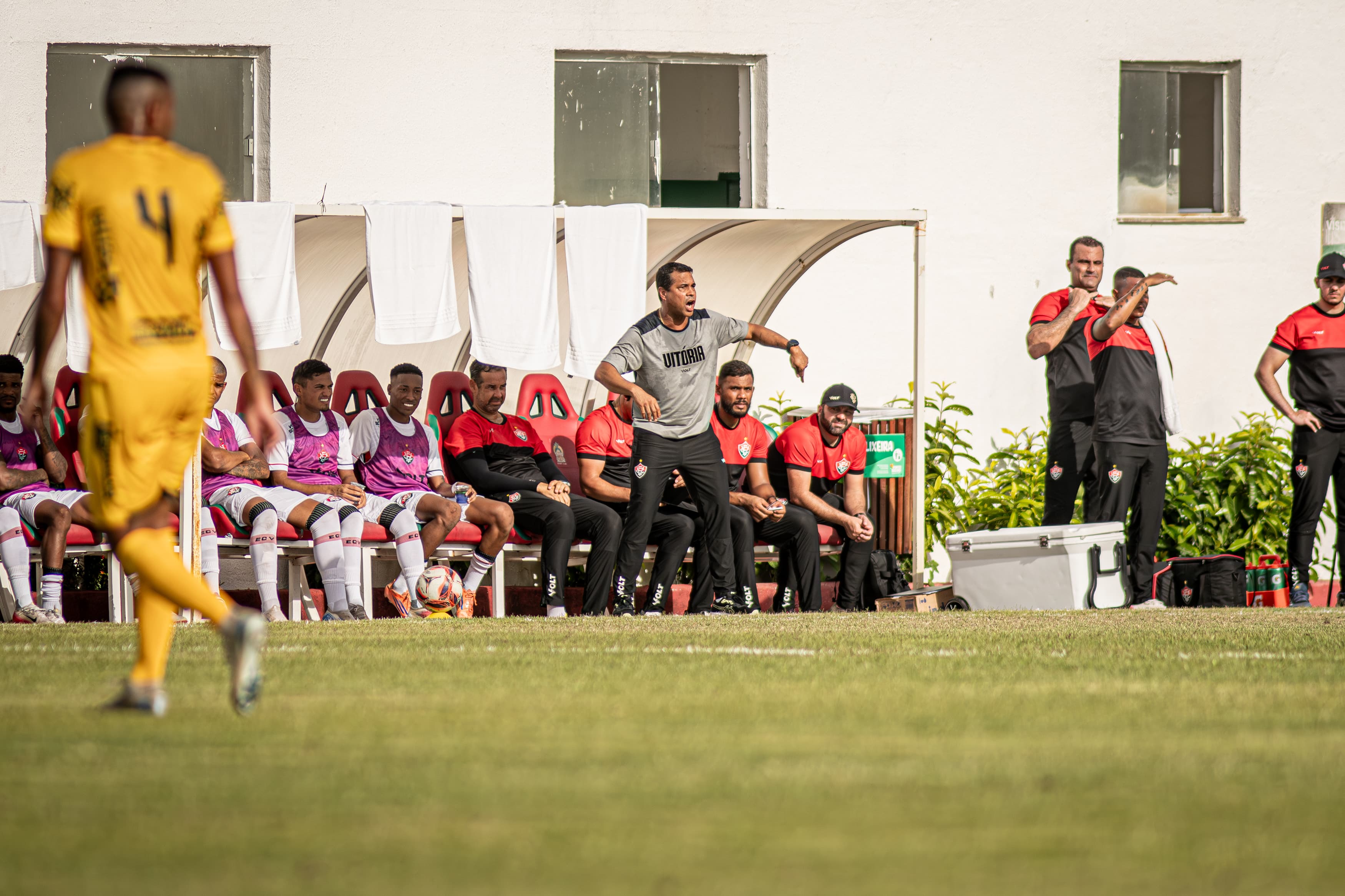 Chagas vê boa atuação do Vitória e defende Pablo após expulsão no Baianão