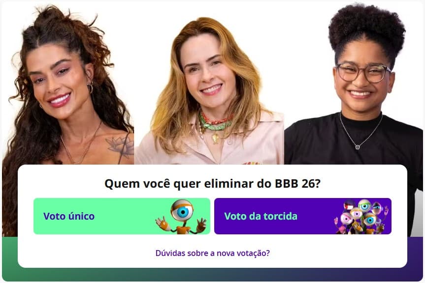 Paredão do BBB 26: Saiba como votar e decidir a eliminação