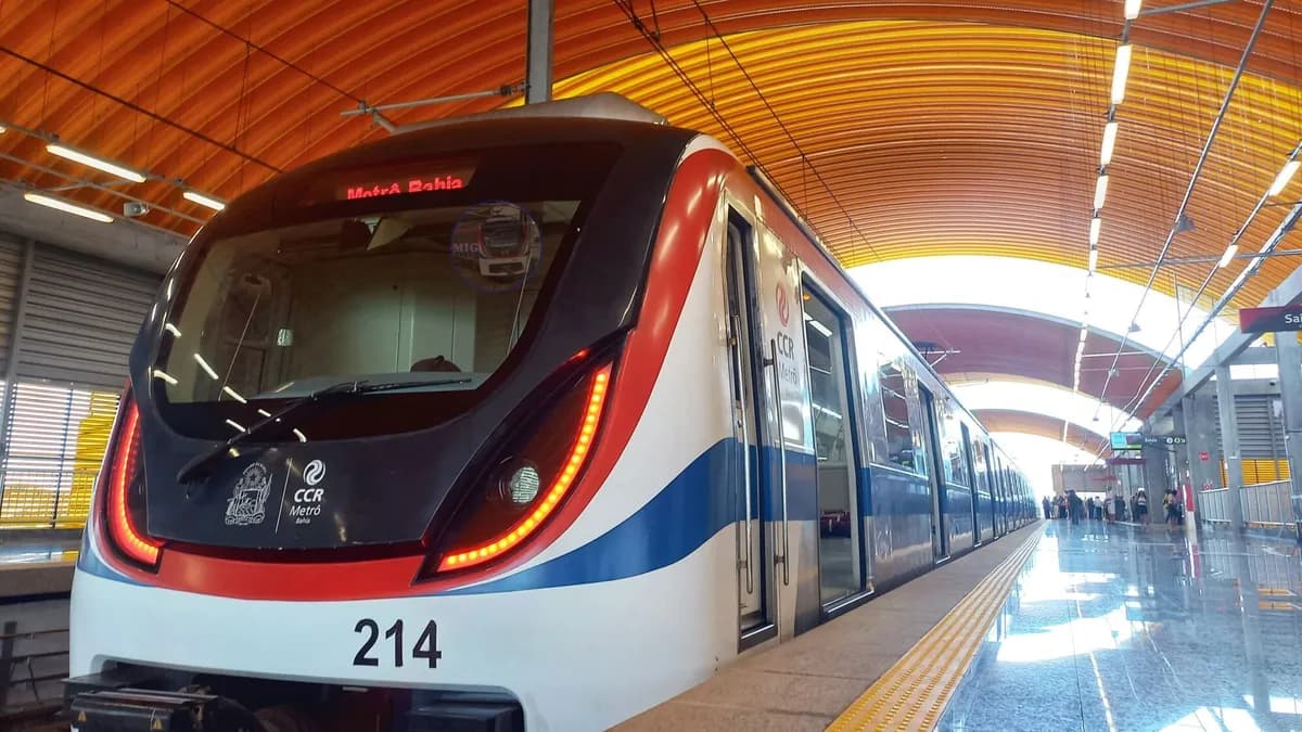 Metrô de Salvador terá funcionamento 24h no Festival de Verão 2026