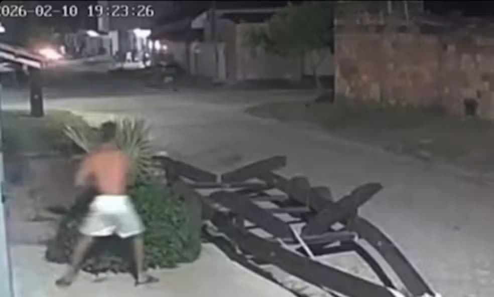 Homem Ataca Cachorro Com Paralelepípedo Em Prado, Na Bahia