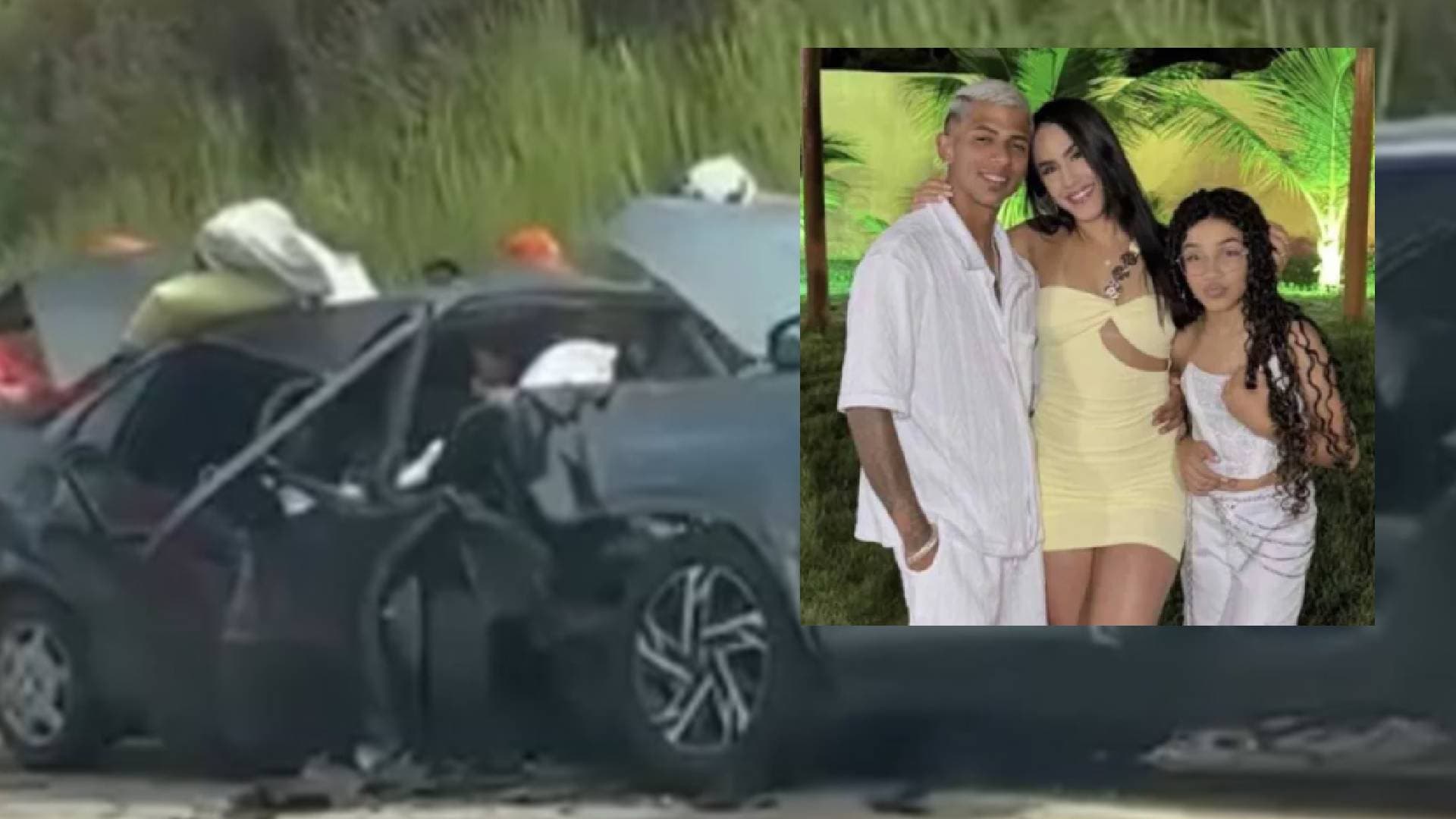 Casal de influenciadores e filha morrem em acidente na BR-101