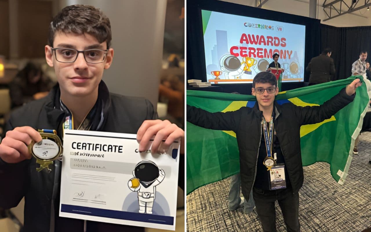 Baiano de 15 anos conquista ouro em olimpíada internacional de astronomia nos EUA