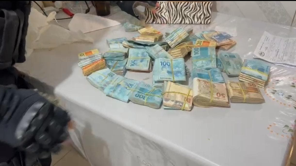 Operação apreende mais de R$ 150 mil e prende homem em Vitória da Conquista