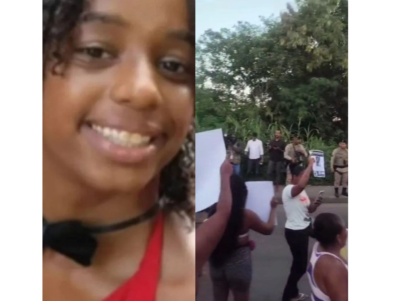 Desaparecimento Thamiris: família e motoboys protestam e bloqueiam avenida em Salvador