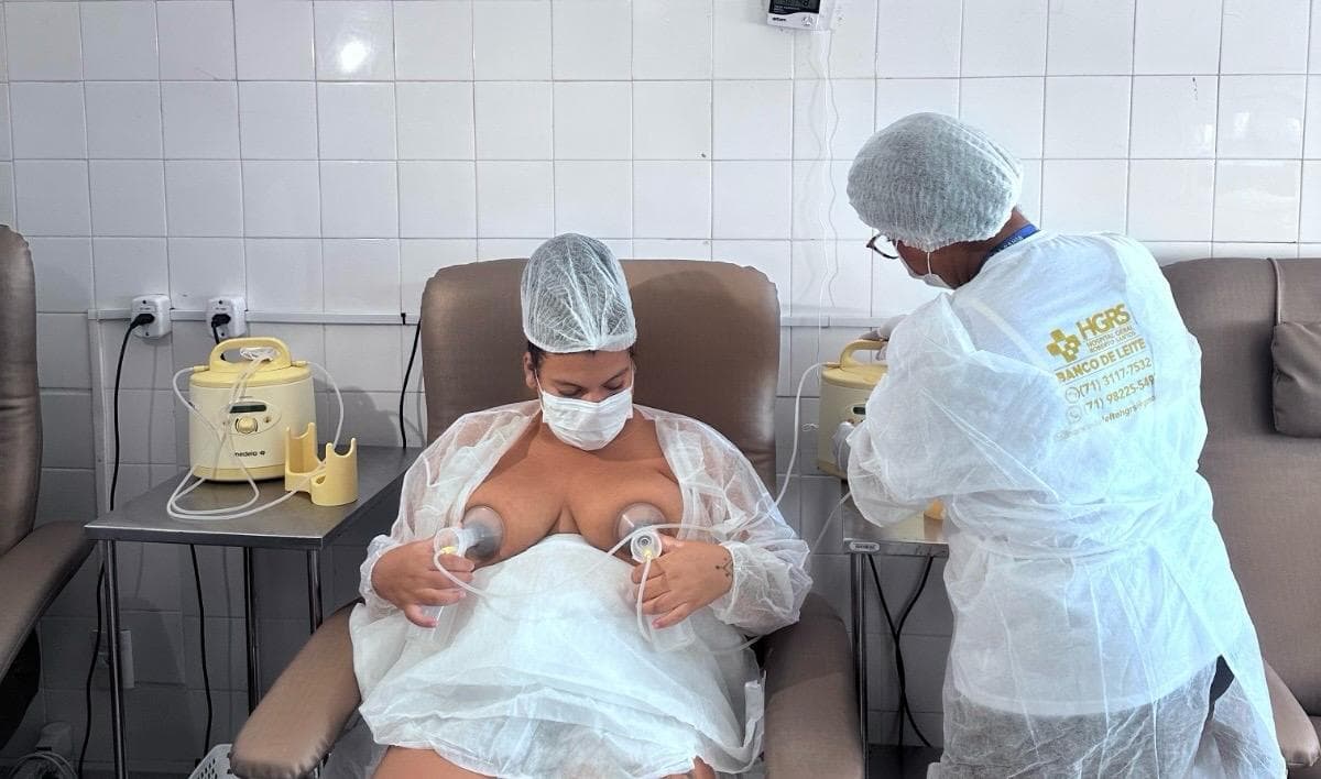 Banco de leite em Salvador pede doações após queda no estoque