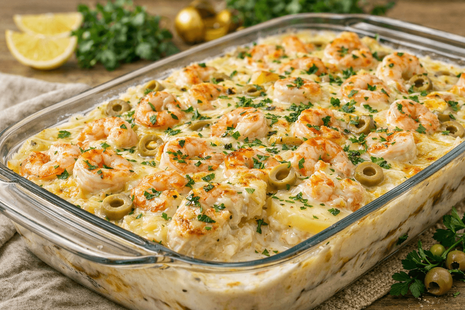 Receita de peixe com camarão ao molho branco é opção leve para a Páscoa