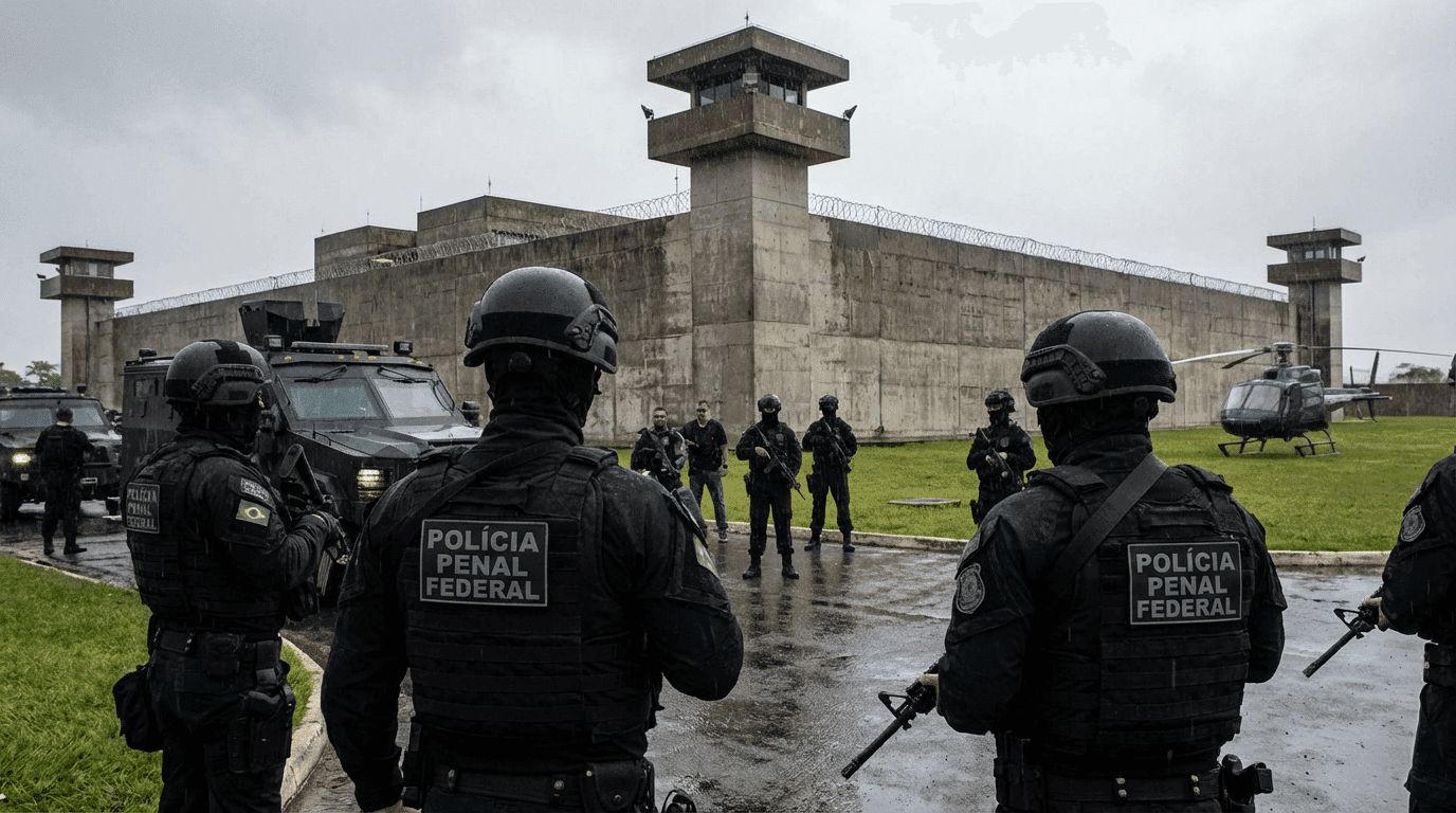 Greve: policiais penais federais podem parar sistema penitenciário a partir de segunda