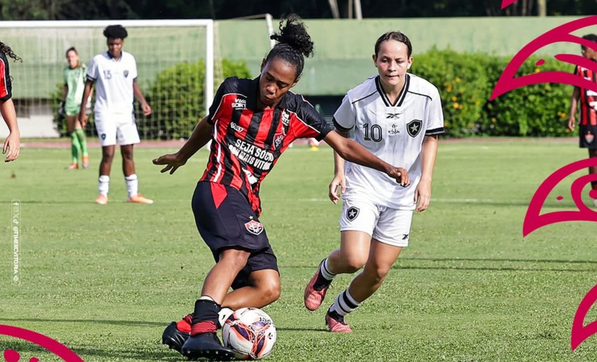 Vitória sofre gol contra bizarro em derrota para o Botafogo no Brasileirão Sub-20