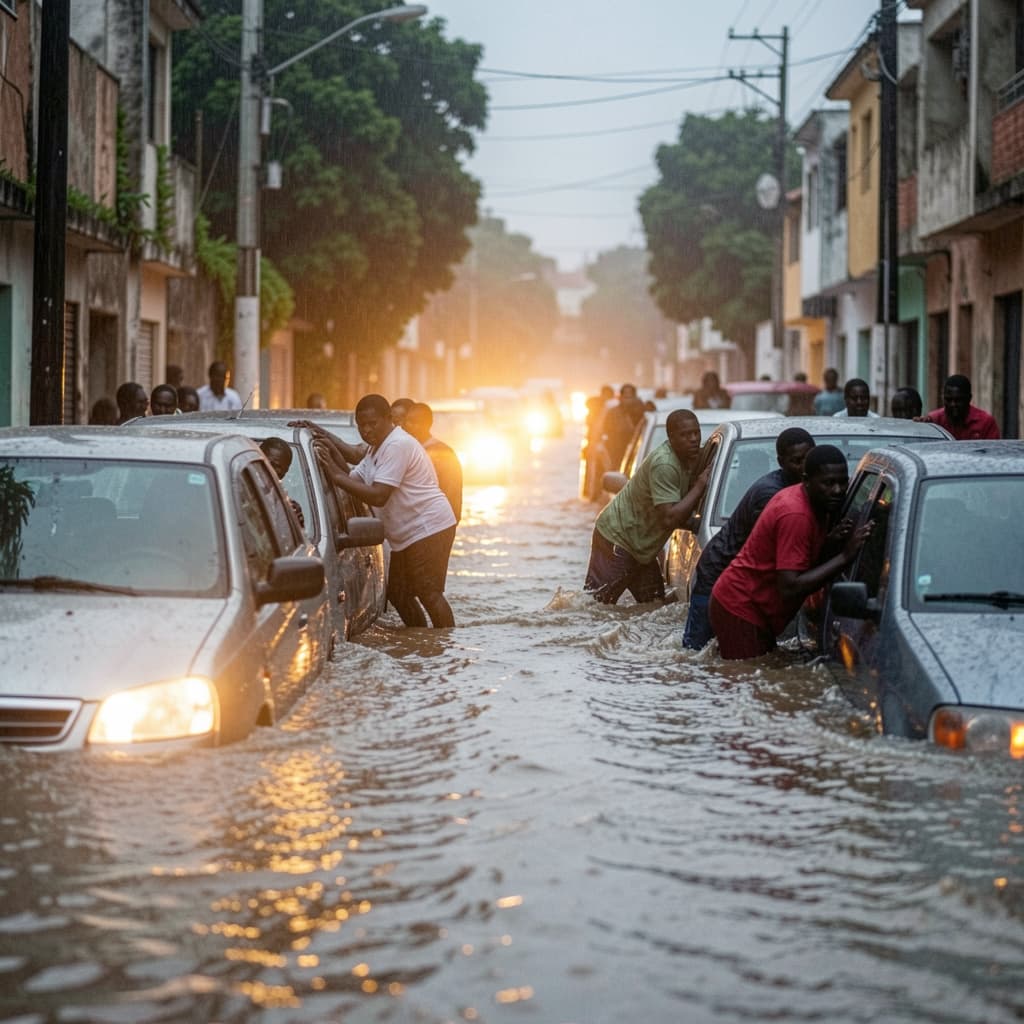 Chuvas em Angola deixam 29 mortos e milhares de desabrigados