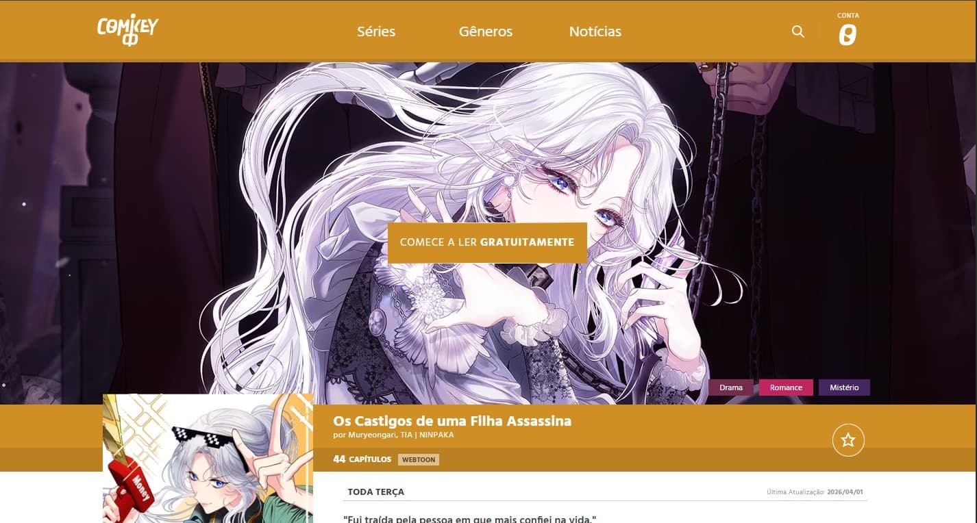 Sites para ler manhwa: plataformas oferecem quadrinhos coreanos online