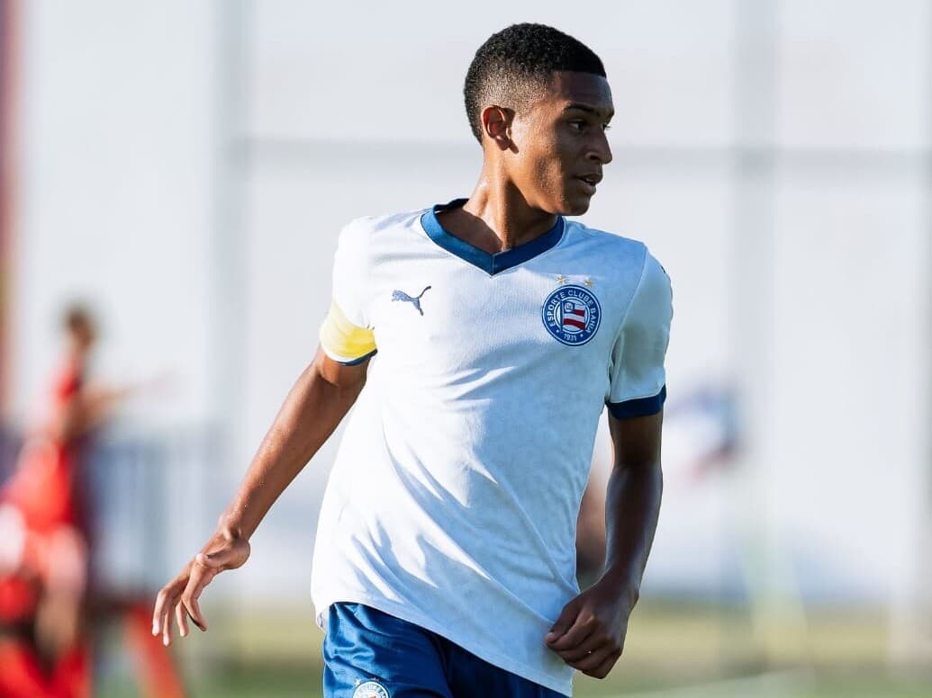 Lateral do Bahia, Cailan é convocado para a Seleção Brasileira Sub-15