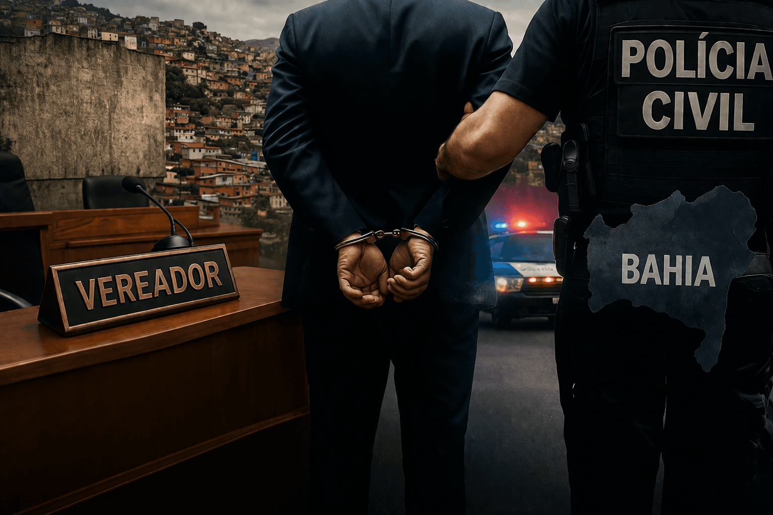 Seis vereadores presos na Bahia por ligação com facções em 8 meses