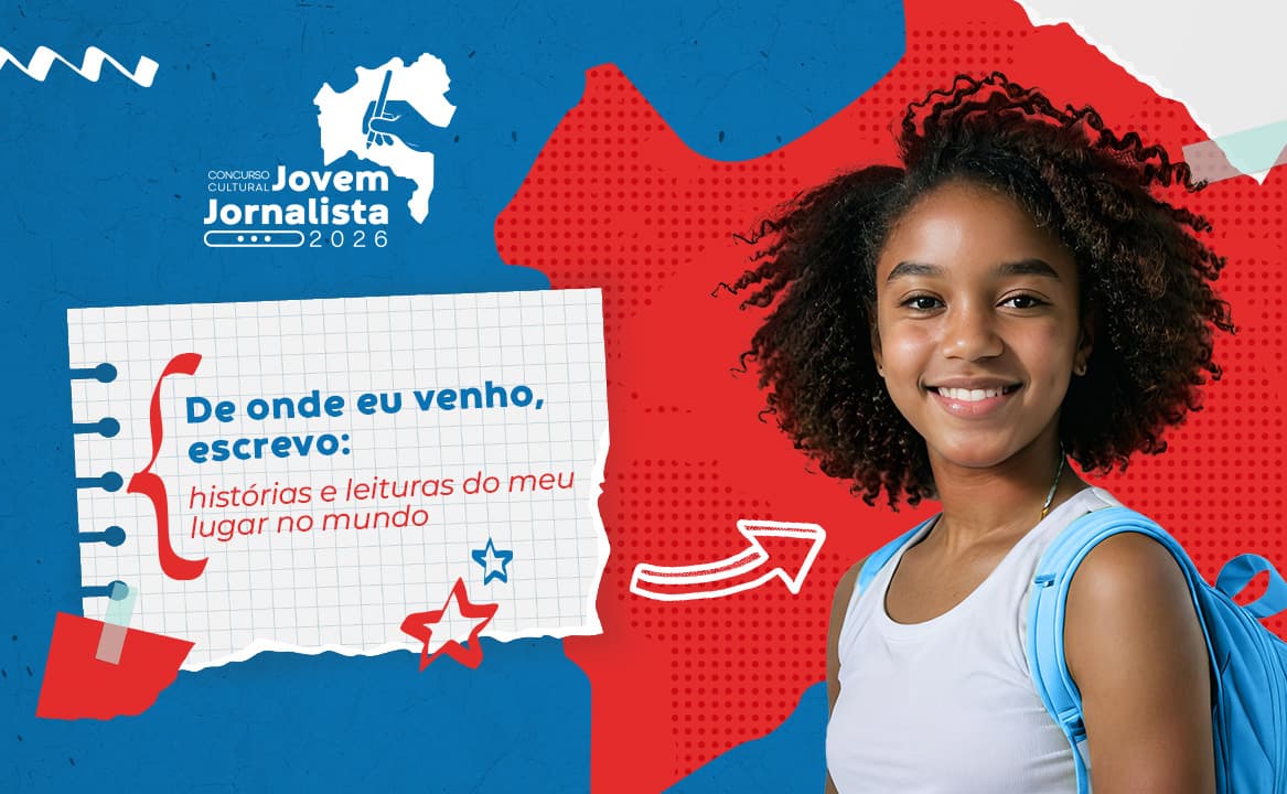 Concurso Jovem Jornalista 2026 abre inscrições para estudantes e professores da Bahia