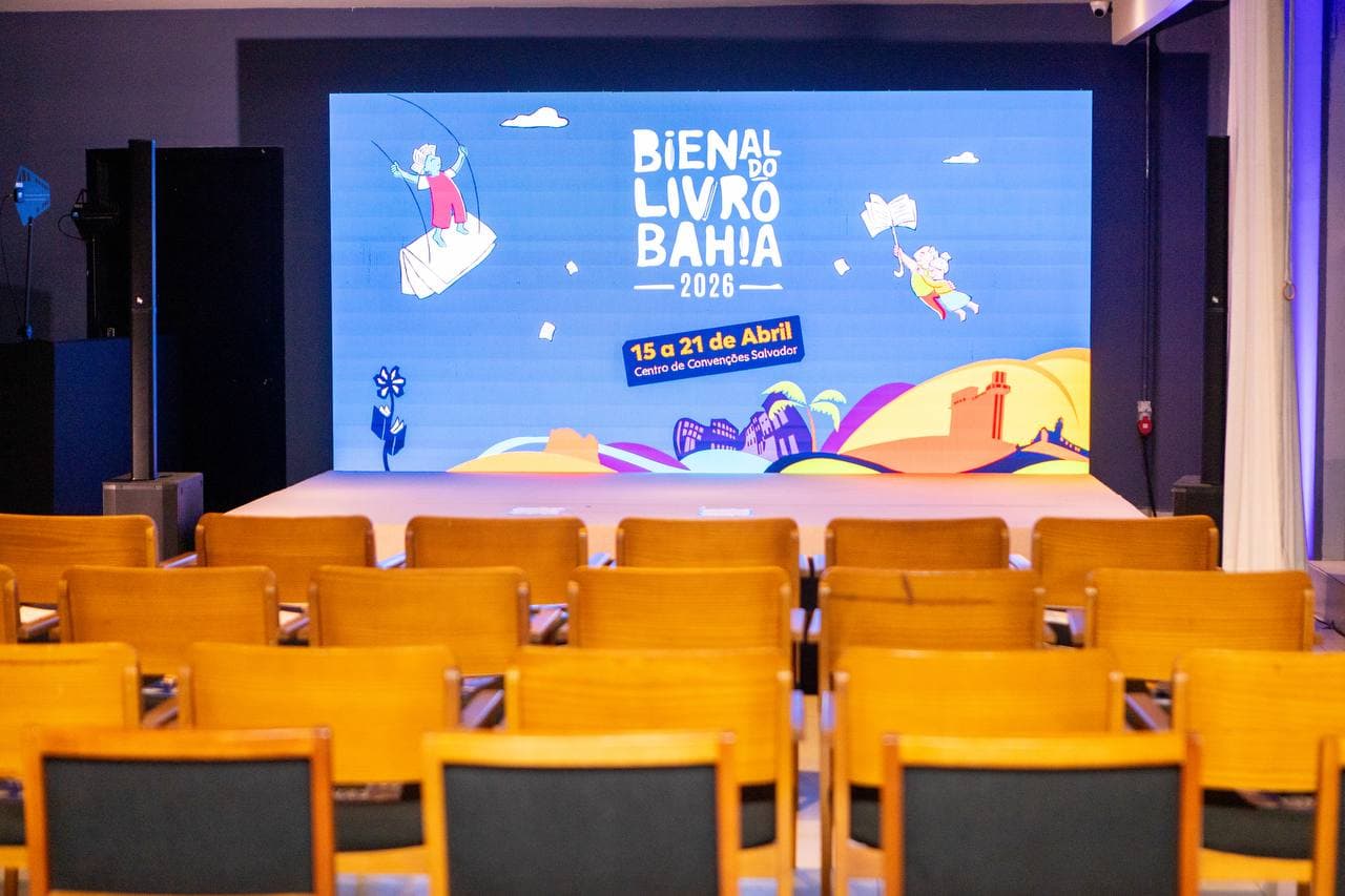 Bienal do Livro Bahia 2026 destaca novos autores e programação diversificada