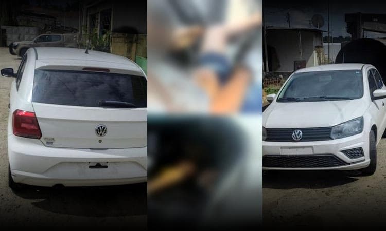 Homens mortos em carro abandonado são identificados em Lauro de Freitas