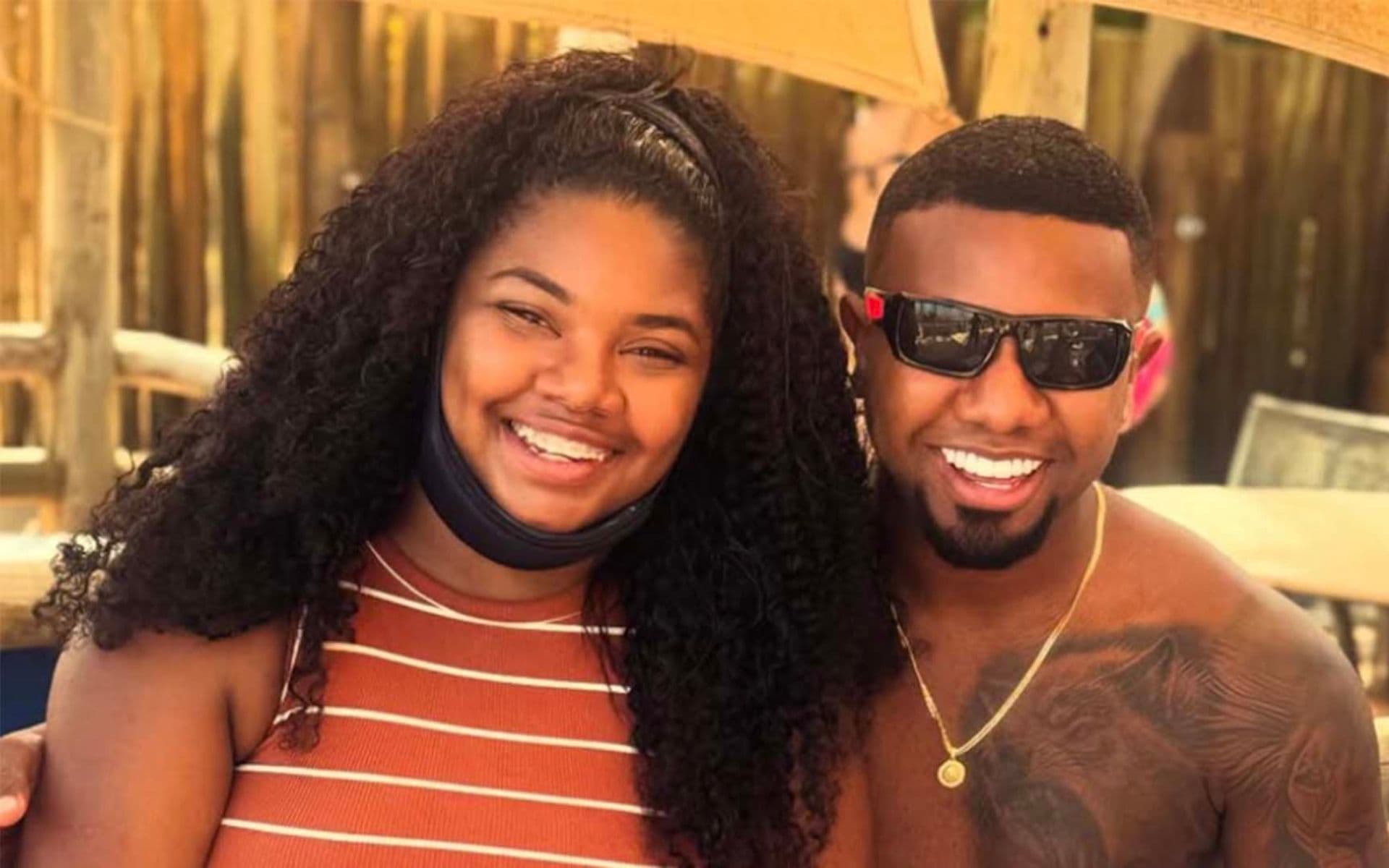 Raquel Brito, irmã de Davi, anuncia primeira gravidez nas redes sociais