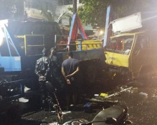 Gari morre esmagado por contêiner após acidente na Avenida Garibaldi, em Salvador