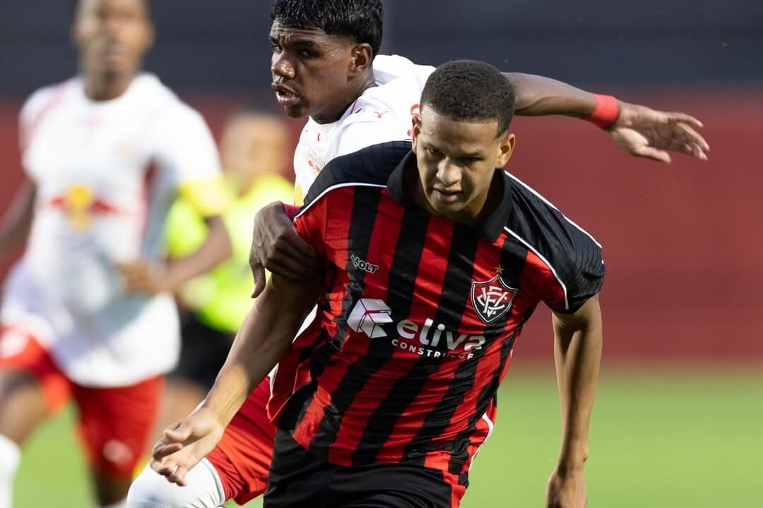 Vitória sofre goleada de 5 a 2 do RB Bragantino no Brasileirão Sub-20