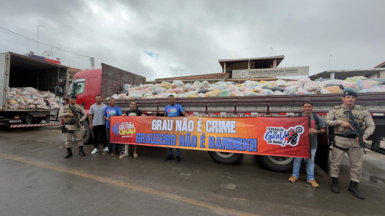 Festival de Cultura do Grau em Castro Alves arrecada 70 toneladas de alimentos