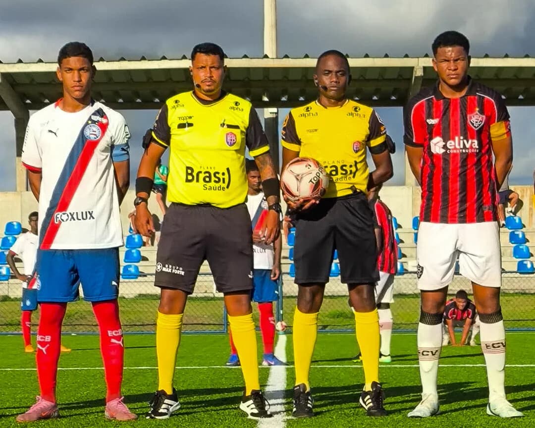Vitória vence Bahia por 3 a 1 em BaVi da Copa Salvador Sub-17
