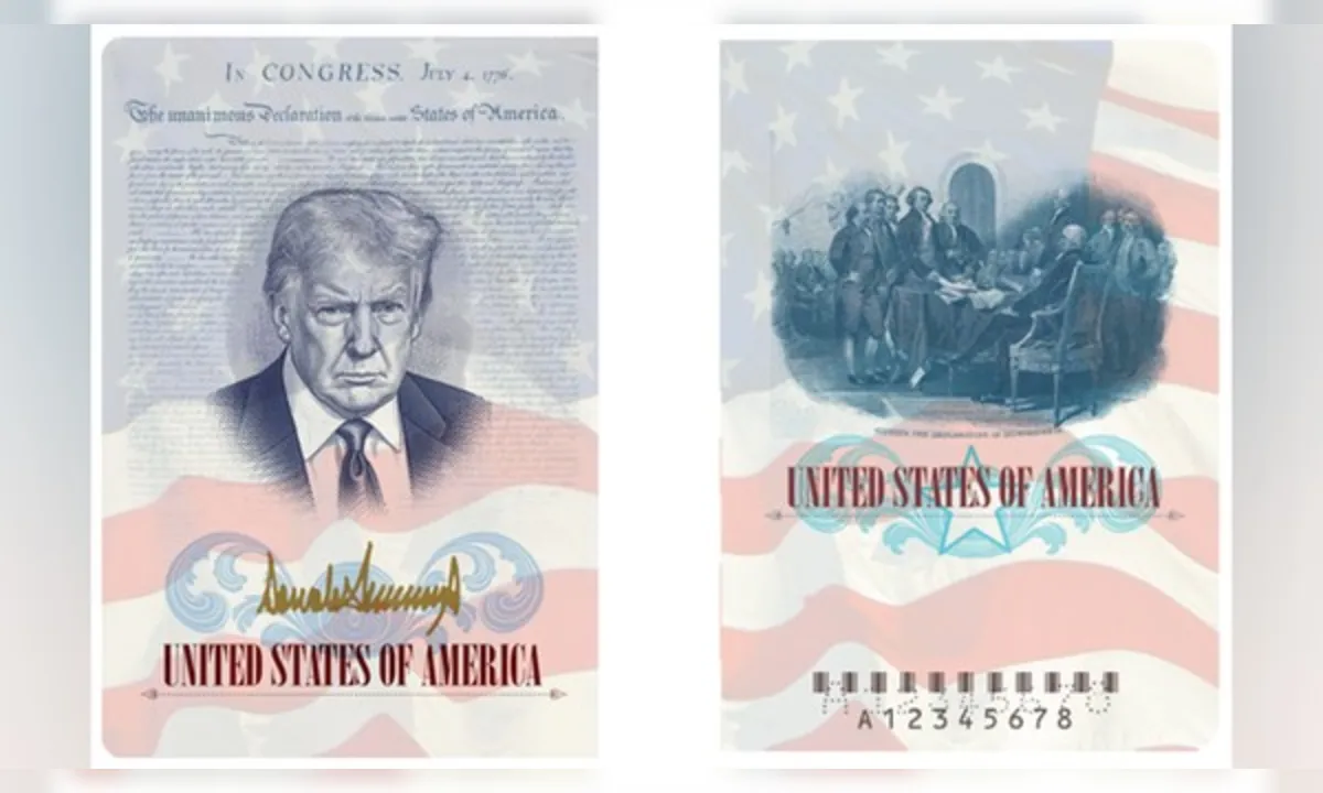 Passaporte Donald Trump: EUA lançam edição especial com rosto do ex-presidente