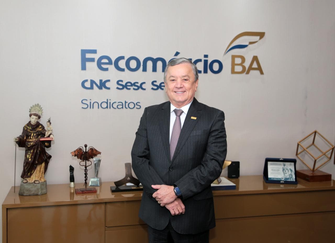Kelsor Fernandes é reeleito presidente da Fecomércio-BA para mandato 2026-2030