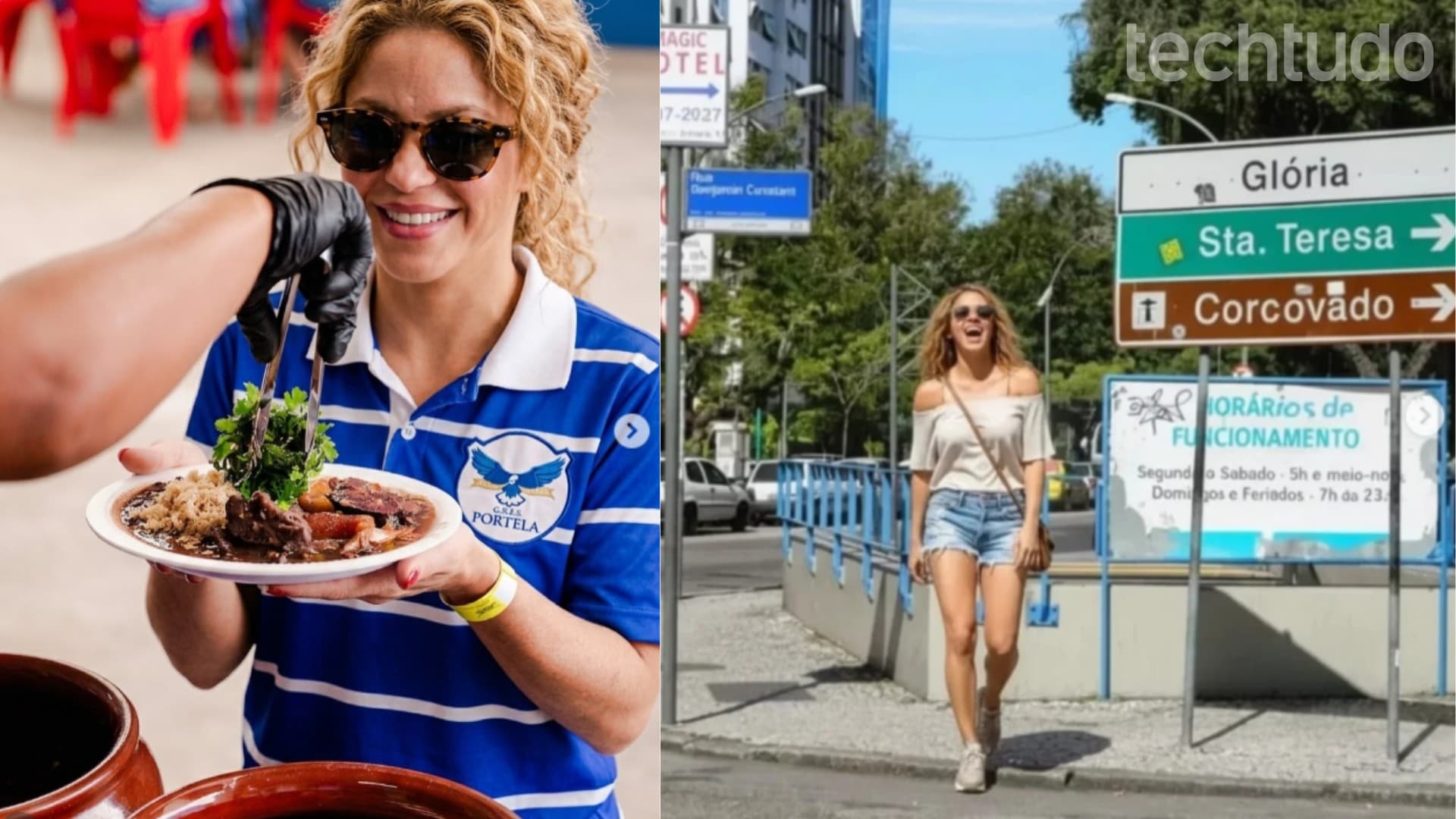Fãs criam 'tour' de IA com Shakira em pontos turísticos do Brasil