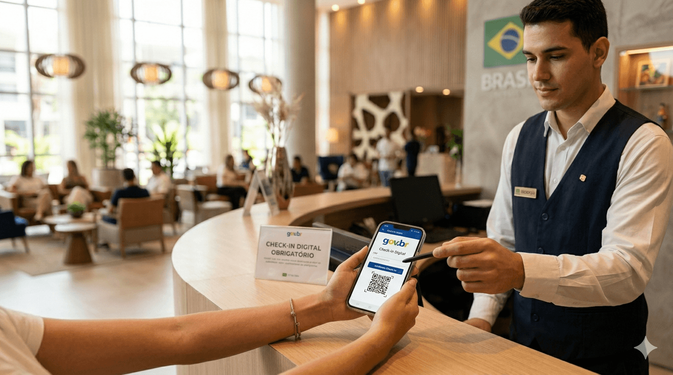 Check-in digital em hotéis é obrigatório no Brasil desde abril
