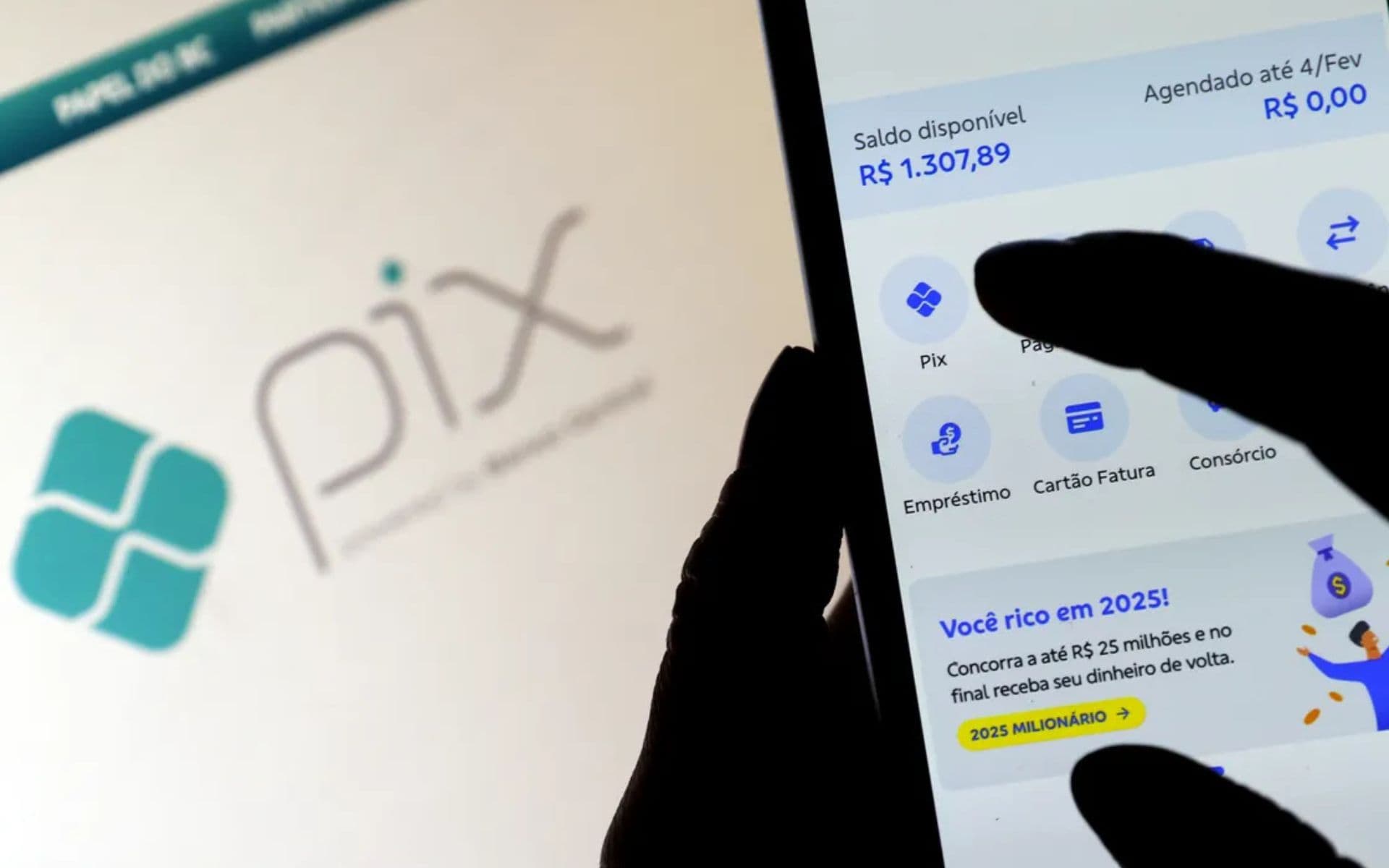 Pix: Banco Central limita transferências a R$ 200 em celular novo