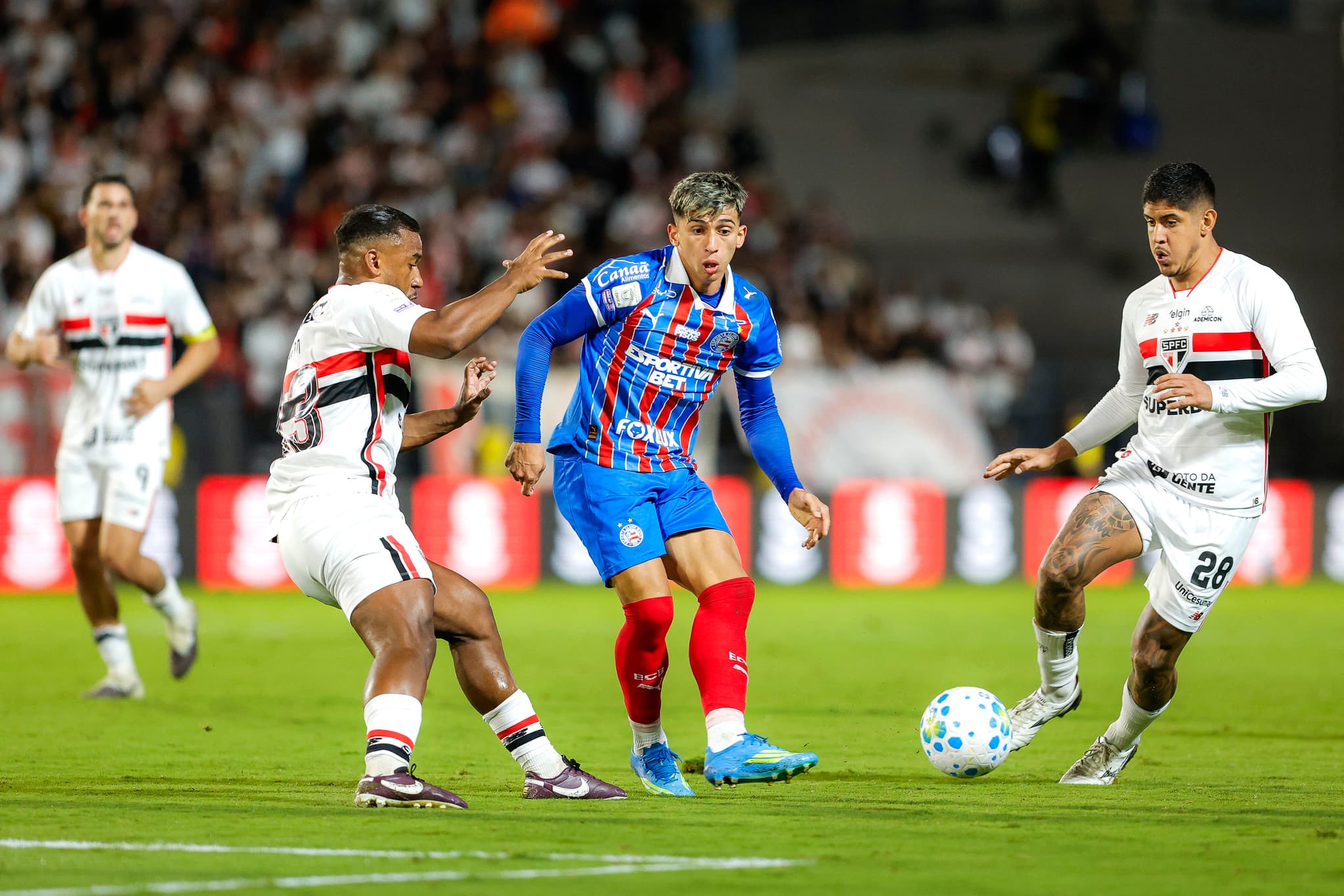 Ceni culpa Sanabria por erro em contra-ataque do Bahia contra o São Paulo