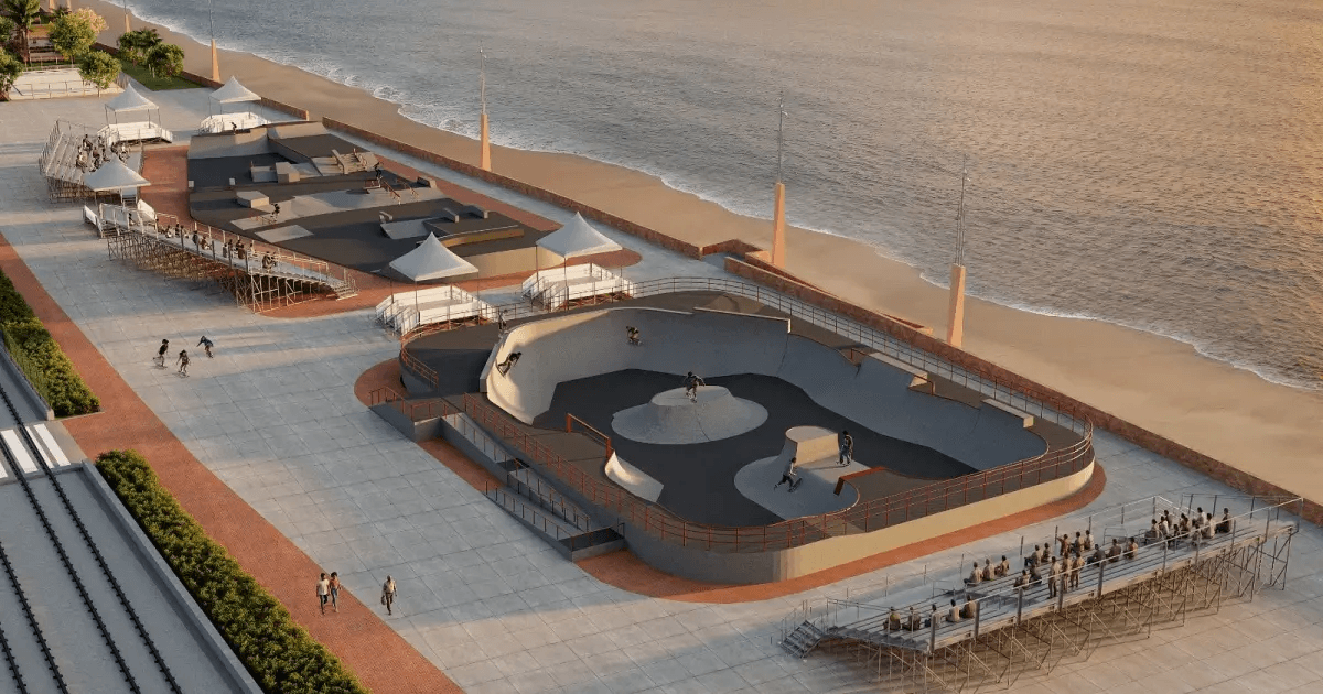 Pista de skate olímpica no Subúrbio de Salvador deve ser inaugurada em junho