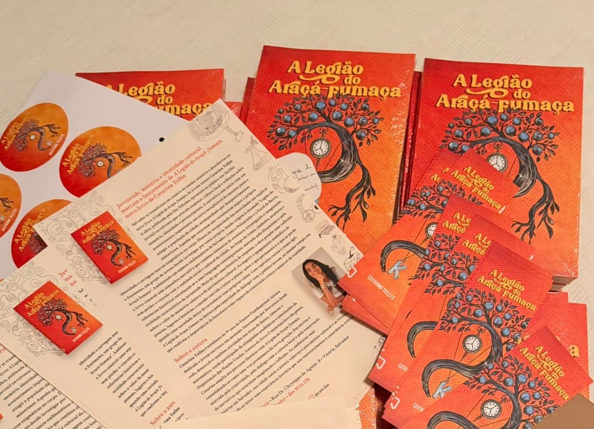 A Legião do Araçá-fumaça: Livro de suspense juvenil é lançado em Salvador