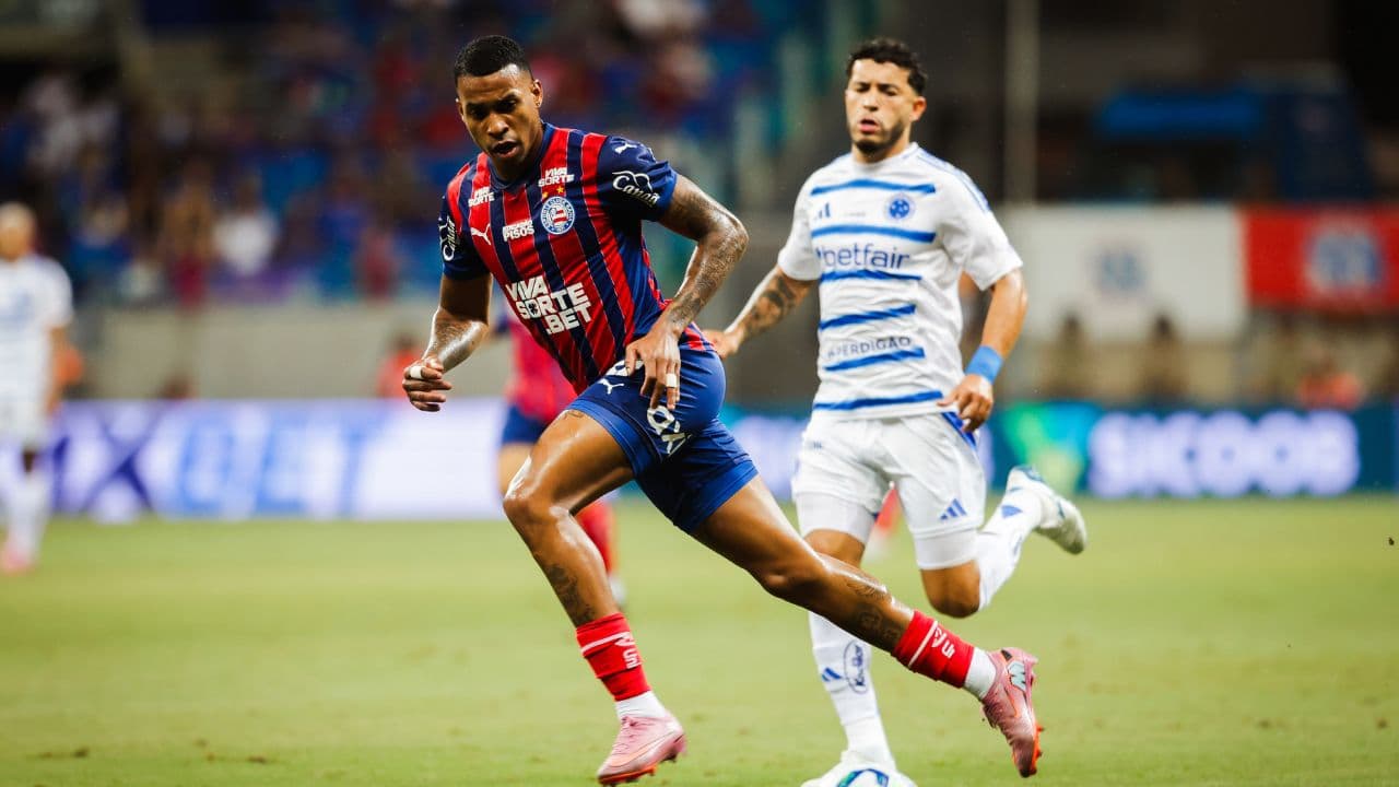 Bahia e Cruzeiro se enfrentam na Fonte Nova pelo Brasileirão