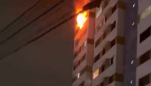 Incêndio atinge apartamento e assusta moradores em Boa Vista de Brotas, Salvador