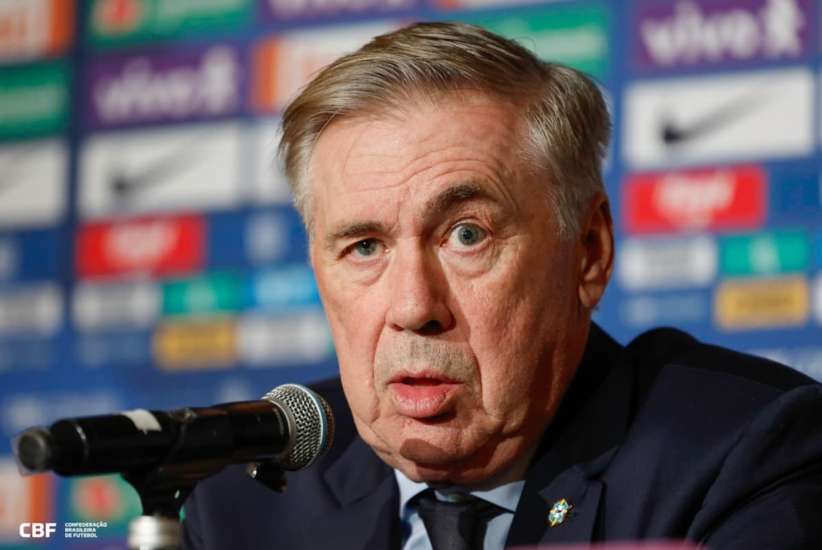 Ancelotti envia pré-lista de 55 nomes à Fifa para a Copa do Mundo de 2026