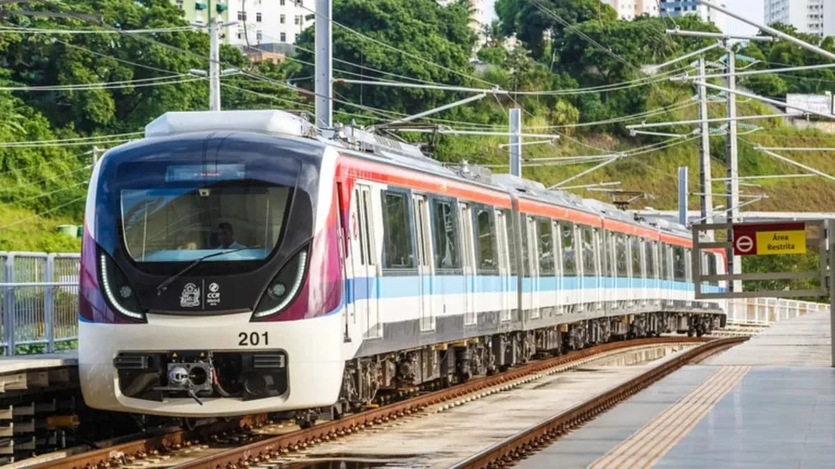 Metrô de Salvador terá horário estendido para jogo do Vitória no Barradão